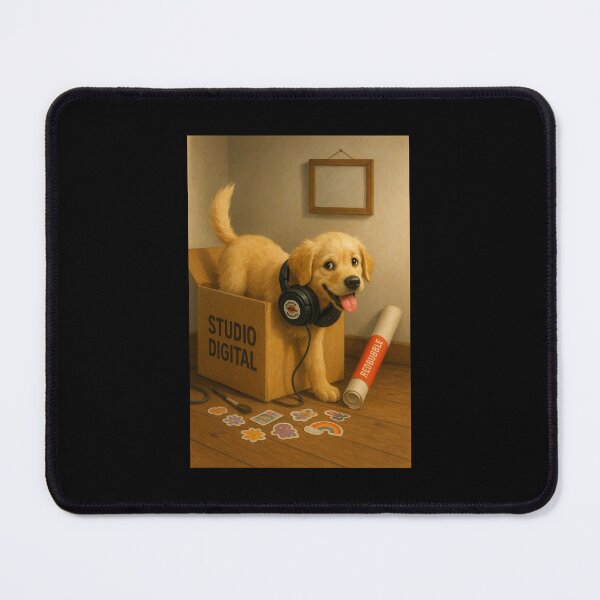 Item preview, Dog in a box (Hope-It-fits expand to Studio Digital = Payhip x Redbubble designed and sold by Hope-it-fits.