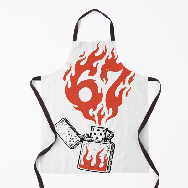 Item preview, Fiery 67 Six Seven Trend | Vintage Flaming Lighter Graphic designed and sold by Basferr..