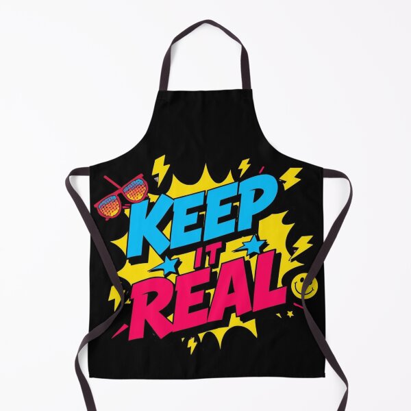 Item preview, Keep It Real — Bold Retro Pop Typography Design designed and sold by ArtBySylvia.
