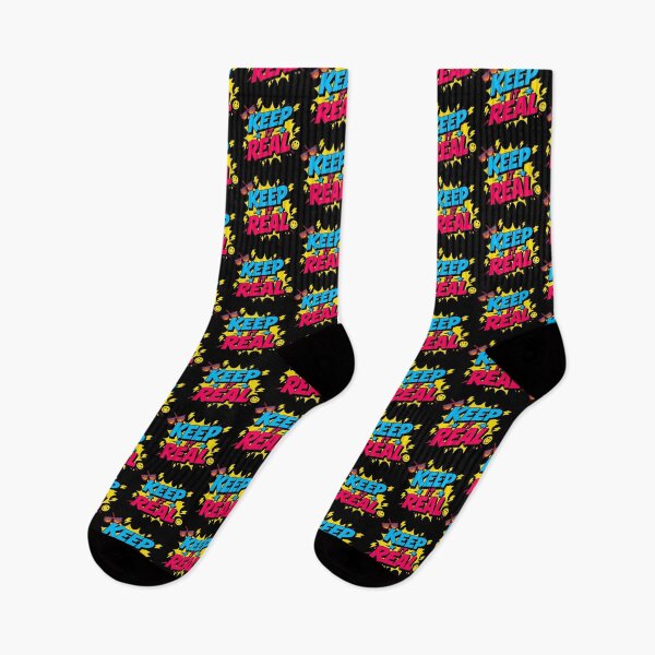 Item preview, Keep It Real — Bold Retro Pop Typography Design designed and sold by ArtBySylvia.