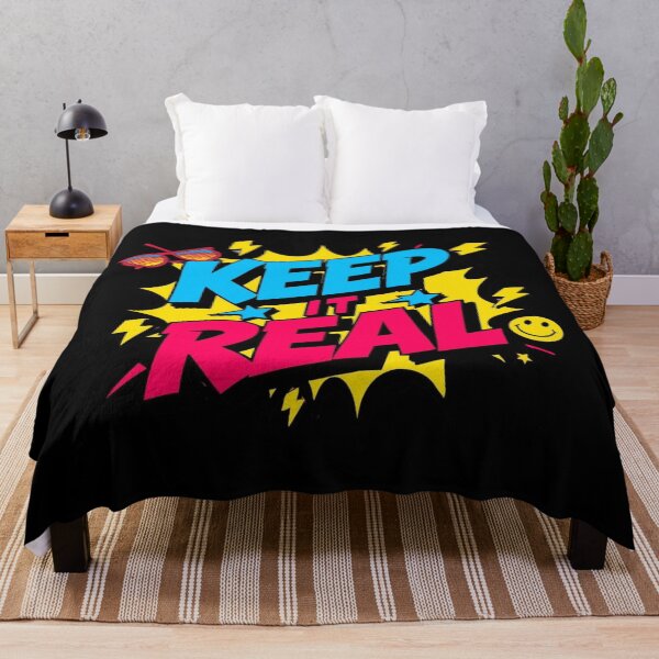 Item preview, Keep It Real — Bold Retro Pop Typography Design designed and sold by ArtBySylvia.