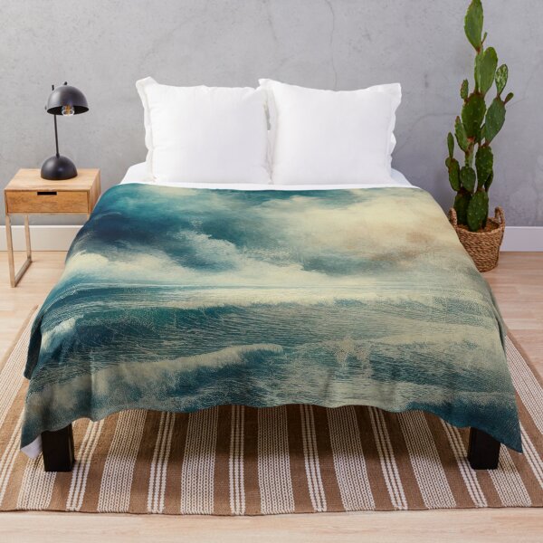 Item preview, A Turbulent Ocean Scene Distressed Photograph Painting designed and sold by IZiets.