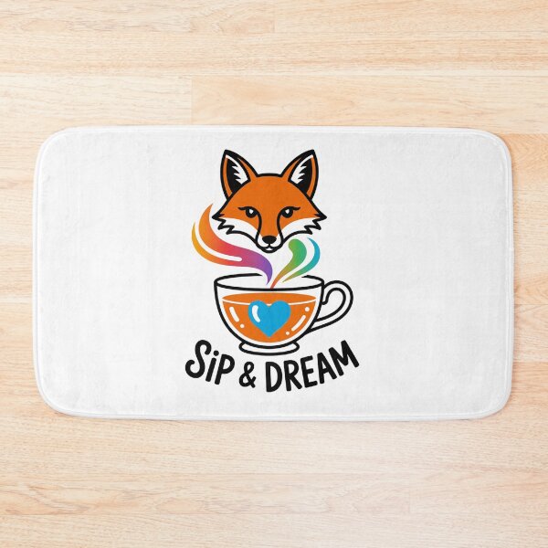 Item preview, Dreamy Fox Tea Cup Art Cozy Sip & Dream Animal Illustration designed and sold by ObjCrea123.