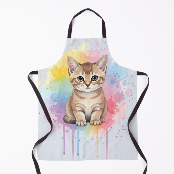 Artikelvorschau, Beige Makrelenkätzchen Aquarellkunst – Warme Zärtlichkeit entworfen und verkauft von ARVMAC.