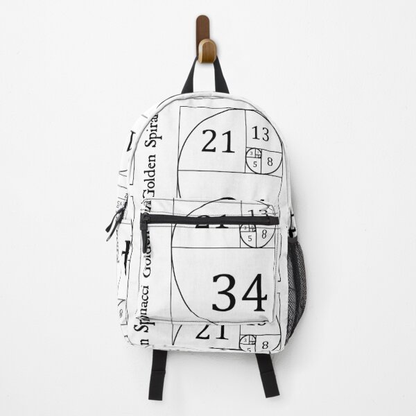Item preview, Nerdy Vintage Fibonacci Golden Spiral Math Teacher Black Text designed and sold by MathWare MathClips.