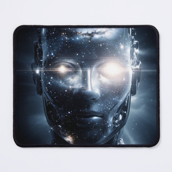 Item preview, Starborn Mind – The Cosmic Android designed and sold by VisionaryVeils.