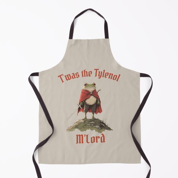 Item preview, Twas the Tylenol M'lord - Funny frog meme designed and sold by Darkifun.