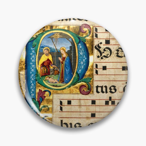 Item preview, Gilded Gregorian Chant — Illuminated Manuscript designed and sold by IlluminatedPage.