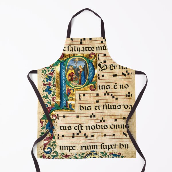 Item preview, Gilded Gregorian Chant — Illuminated Manuscript designed and sold by IlluminatedPage.