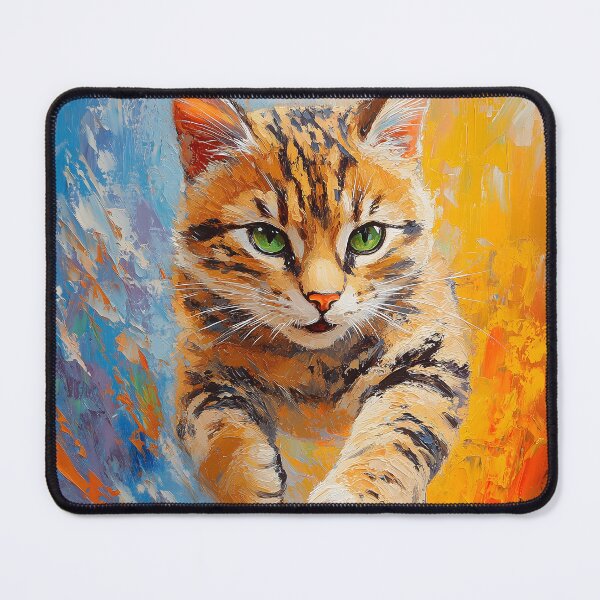 Item preview, Bengal Cat Leaping Through Fire and Ice designed and sold by CuongArtLab.