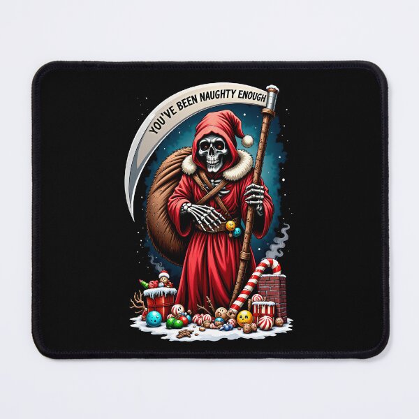 Item preview, Grim Santa Replacement – You’ve Been Naughty Enough designed and sold by BlackPrintMrket.