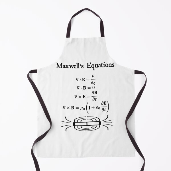 Item preview, Nerdy Vintage  Maxwell's Equations Math Science Teacher Black Text designed and sold by MathWare MathClips.