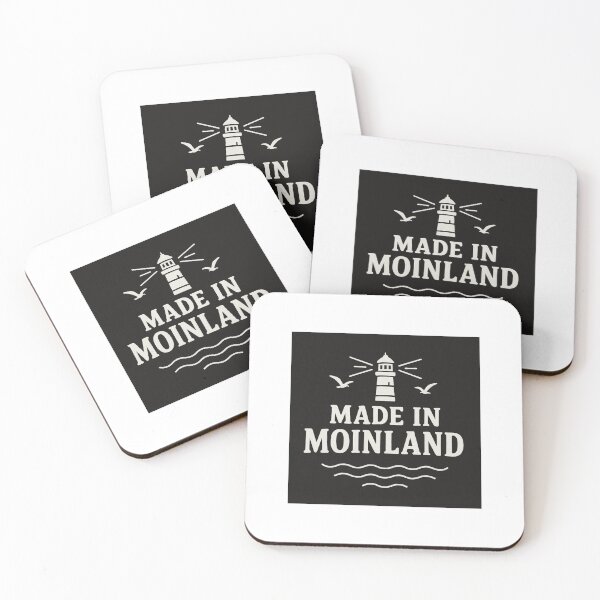 Item preview, Made in Moinland – North German design with a lighthouse | Maritime love of home & Northern Lights humor designed and sold by Fies-und-Fein.