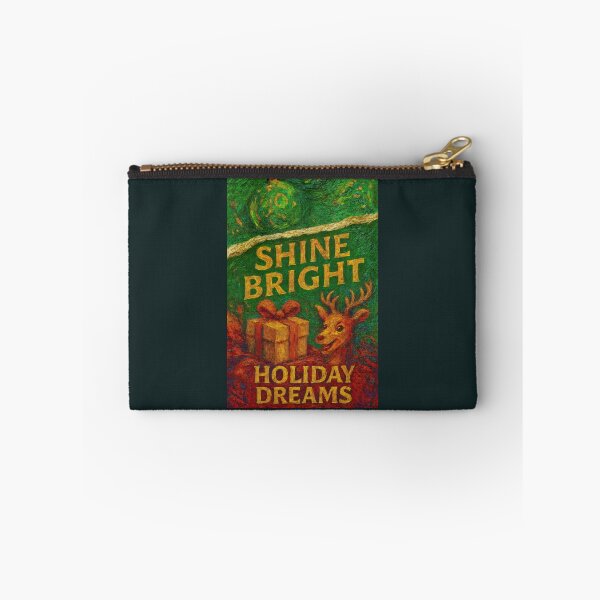 Item preview, Impasto-Style Winter Scene with Rich Colors and Joyful Seasonal Details designed and sold by SplashTastic.