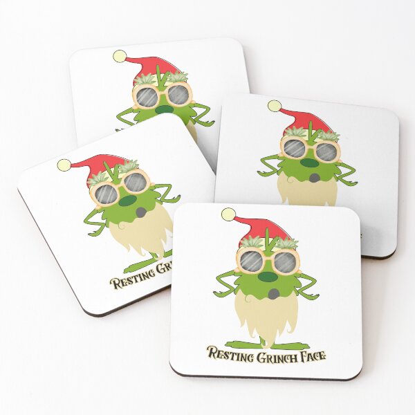 Item preview, Resting Grinch Face designed and sold by TheMysticNook.