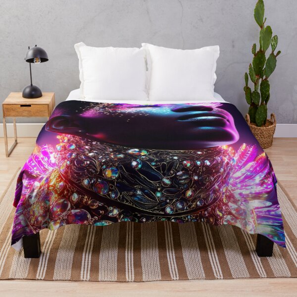 Item preview, Luminous Royalty – The Neon Plume designed and sold by VisionaryVeils.