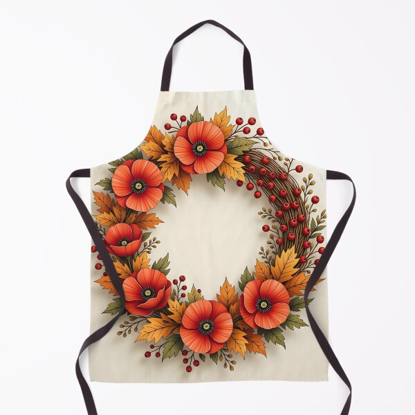 Item preview, Remembrance poppies autumn wreath  designed and sold by Ponted.