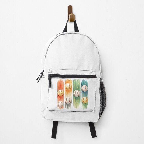 Item preview, Colorful Baseball Pattern with Stars Sports Art designed and sold by ArtfulWeave.