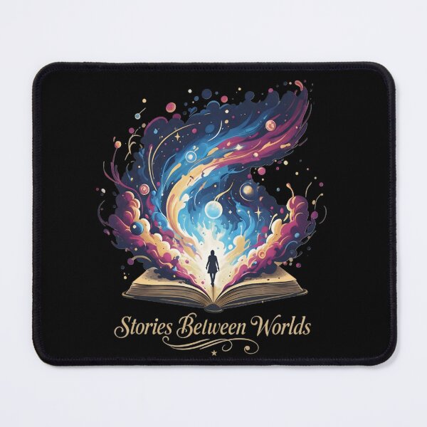 Item preview, Stories Between Worlds – Fantasy Bookworm designed and sold by SidTastic .