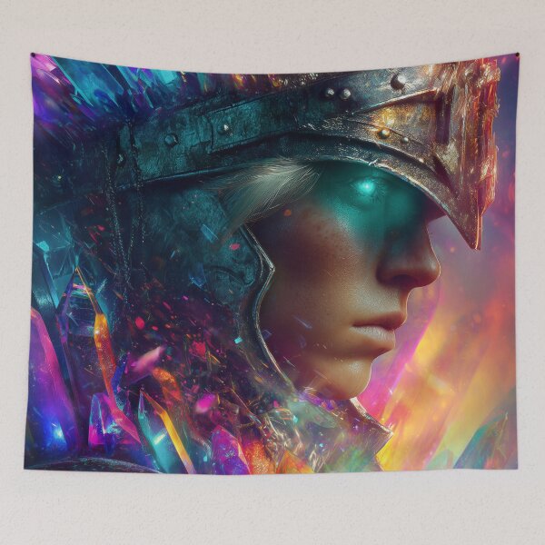Item preview, Crystal Sentinel – Prism-Born Warrior designed and sold by VisionaryVeils.