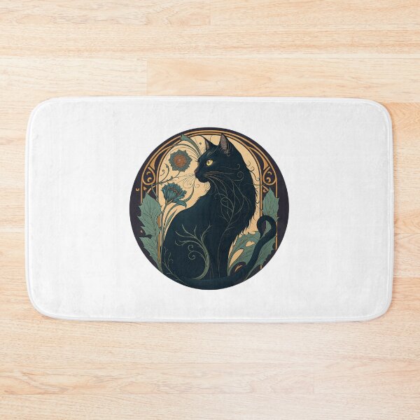 Item preview, Cute Dark Cat designed and sold by SnorkleSupply.