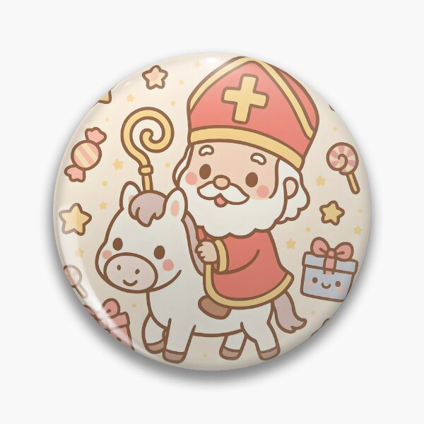 Item preview, Kawaii Saint Nicholas and Horse designed and sold by AI-Only Creations.