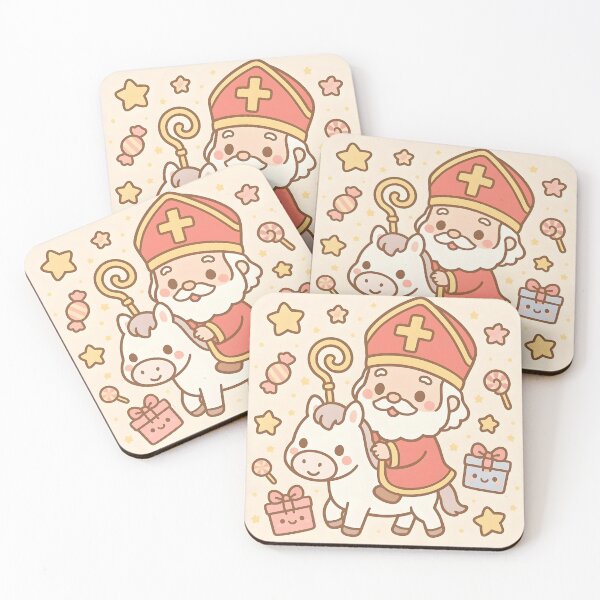 Item preview, Kawaii Saint Nicholas and Horse designed and sold by AI-Only Creations.