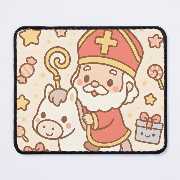 Item preview, Kawaii Saint Nicholas and Horse designed and sold by AI-Only Creations.