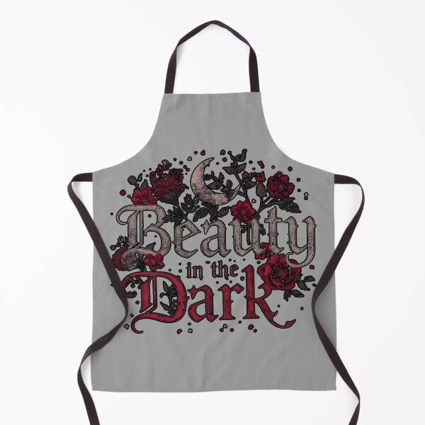 Item preview, Beauty in the Darkness: Ornate and Floral Gothic Typography with Black Roses and Mystic Crescent Moon designed and sold by karina360.