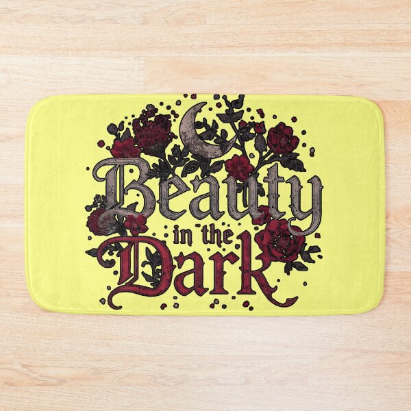 Item preview, Beauty in the Darkness: Ornate and Floral Gothic Typography with Black Roses and Mystic Crescent Moon designed and sold by karina360.
