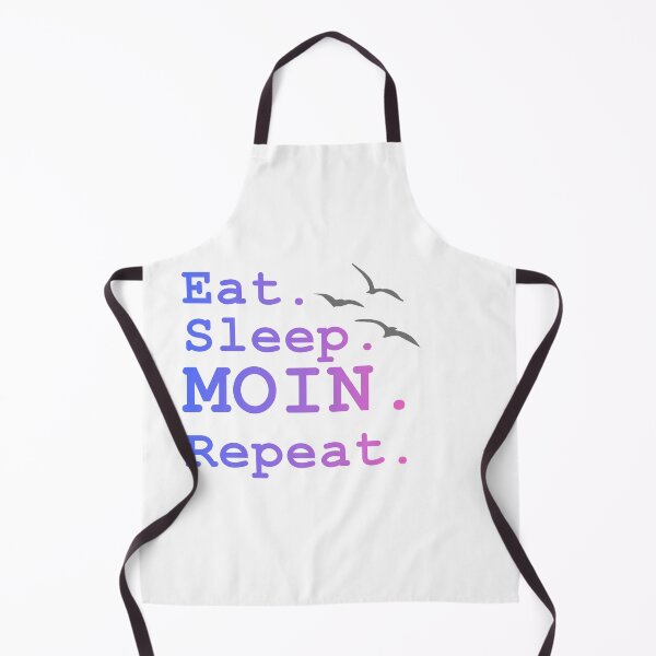 Item preview, Eat Sleep Moin Repeat – Fun North German design for real coastal kids designed and sold by Fies-und-Fein.