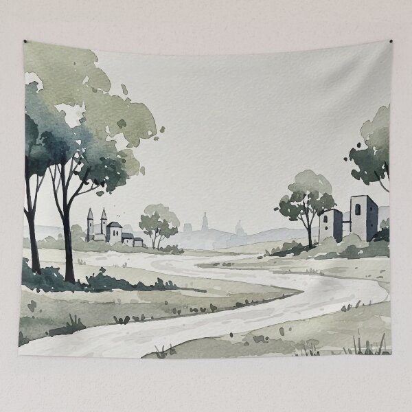 Item preview, Rural Italian landscape designed and sold by Design4uStudio.