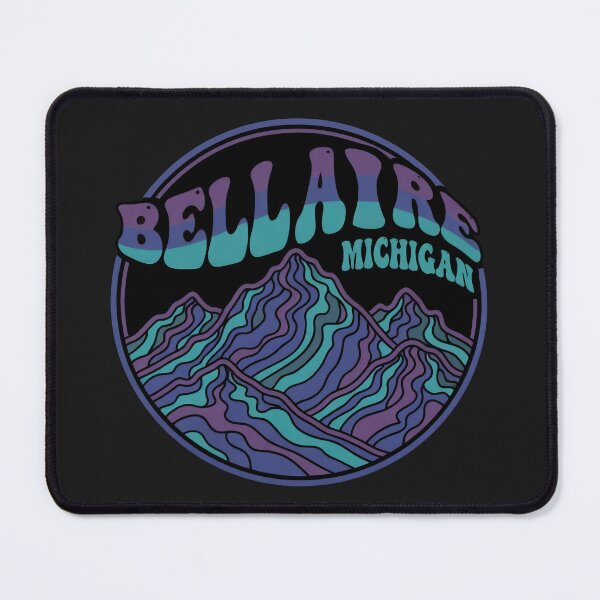Item preview, Bellaire, Michigan Retro Ski Hill designed and sold by TheOldMittenIllustrated.