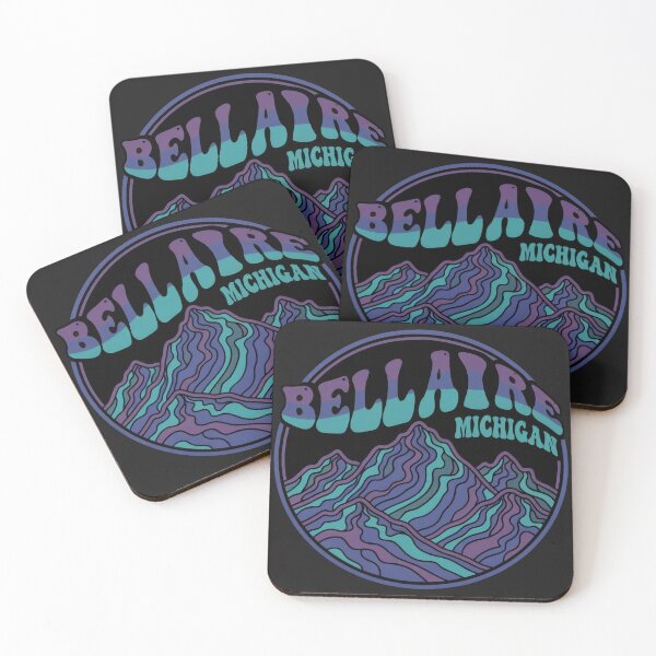 Item preview, Bellaire, Michigan Retro Ski Hill designed and sold by TheOldMittenIllustrated.