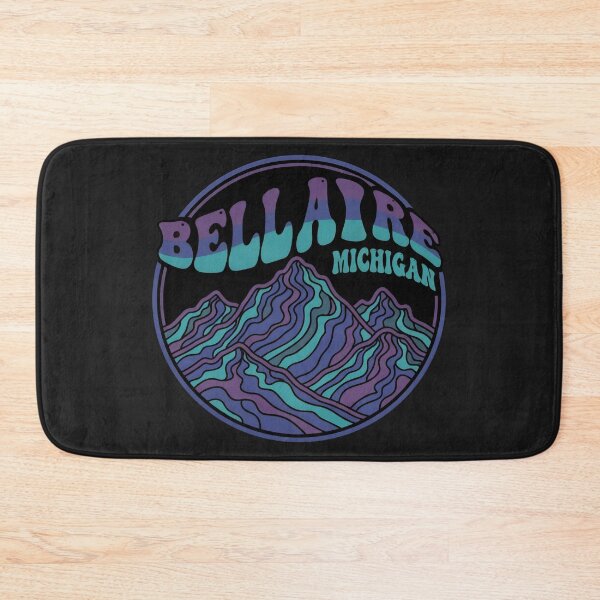 Item preview, Bellaire, Michigan Retro Ski Hill designed and sold by TheOldMittenIllustrated.