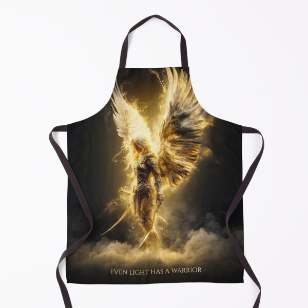 Item preview, Even Light Has a Warrior – Golden Angel Blade designed and sold by VisionaryVeils.