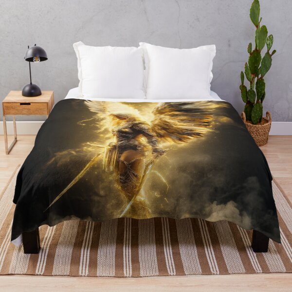 Item preview, Even Light Has a Warrior – Golden Angel Blade designed and sold by VisionaryVeils.
