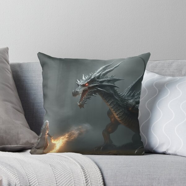 Item preview, Warrior fighting a dragon designed and sold by rwgames.