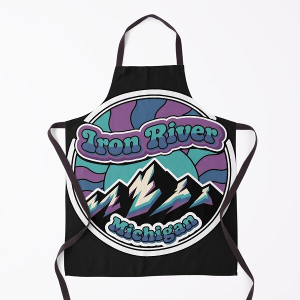 Artikelvorschau, Iron River, Michigan Retro-Skigebiet entworfen und verkauft von TheOldMittenIllustrated.