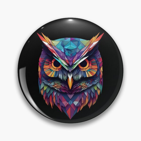 Item preview, Spectrum Wisdom – Geometric Owl designed and sold by Lumive.