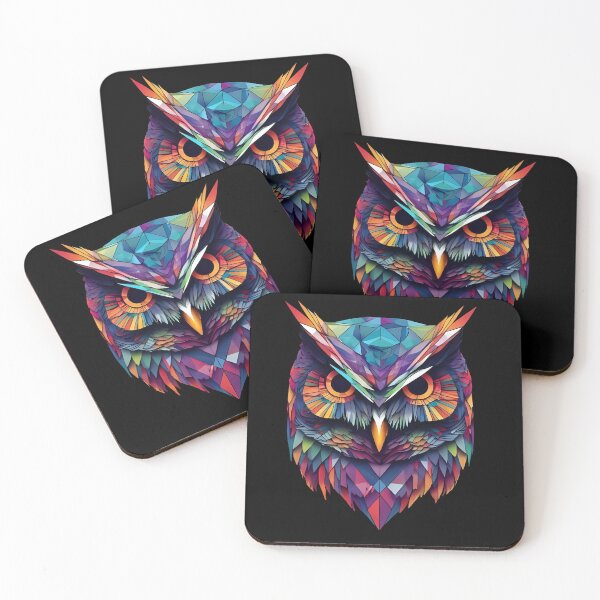 Item preview, Spectrum Wisdom – Geometric Owl designed and sold by Lumive.