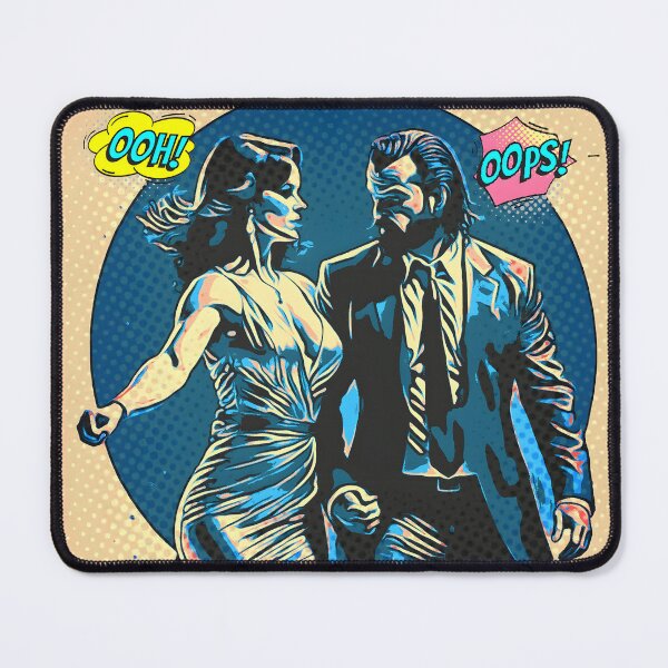 Item preview, Pop Art Dancing Couple - Comic Book Encounter "OOOH! OOPS!" | Retro Halftone Style designed and sold by SergioMiklos.