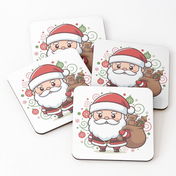Item preview, Santa Clause Delivering Toys - Chibi Art designed and sold by HLEDesign.