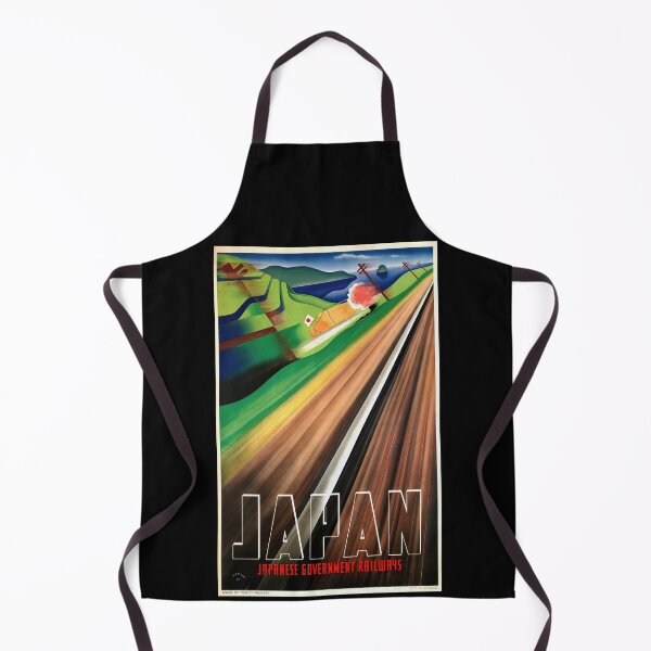 Item preview, Vintage Japanese Railway Poster | Futurism Art Deco Travel Print | 1930s Japan Tourism Decor | Historic Graphic Design Wall Art designed and sold by artofuniverse.