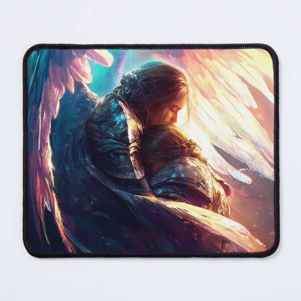 Item preview, Soft Wings, Still Shield – Guardian Angel Embrace designed and sold by VisionaryVeils.