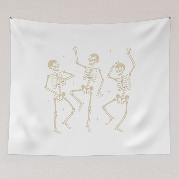 Item preview, Vintage Dancing Skeletons designed and sold by SnorkleSupply.