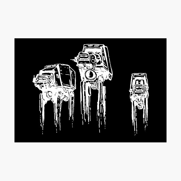 Item preview,  Imperial walkers - White designed and sold by thedoodlingtrooper.