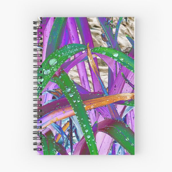 Item preview, Abstract Macro Raindrops on Purple & Green Leaves designed and sold by SXW Designs.