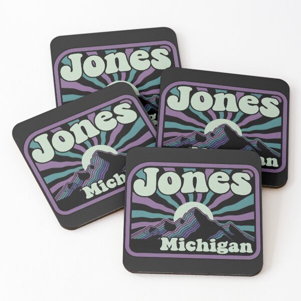 Item preview, Jones, Michigan Retro Ski Hill designed and sold by TheOldMittenIllustrated.