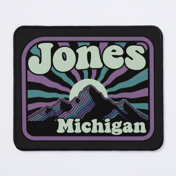 Item preview, Jones, Michigan Retro Ski Hill designed and sold by TheOldMittenIllustrated.